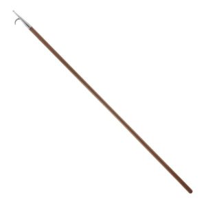 Trem Wooden Barge Pole with Chrome Hook (2.1 Metres)